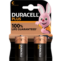 Alkalisch - C (LR14) Batterien & Akkus Duracell C Plus 2-pack