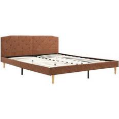 vidaXL Bed with Memory Foam Mattress 77cm Bettrahmen 160x200cm