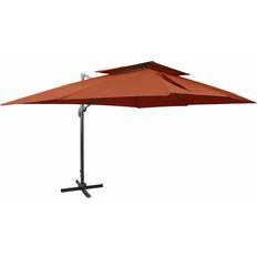 Aluminium Gartenzelte & Zubehör vidaXL Cantilever Umbrella with Double Top