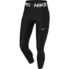 Nike Women's Pro 365 High-waisted 7/8 Mesh Panel Leggings In Black