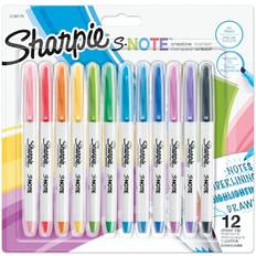 Sharpie Stifte Sharpie S-Note Creative Markers Chisel Tip 12-pack