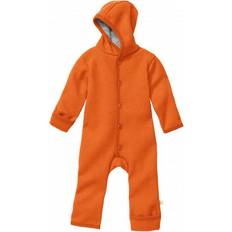 Girls Fleece Overalls Children's Clothing Disana Kid's Walk Overall - Orange