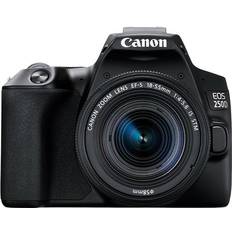 3840x2160 (4K) DSLR-Kameras Canon EOS 250D + 18-55mm F4-5.6 IS STM