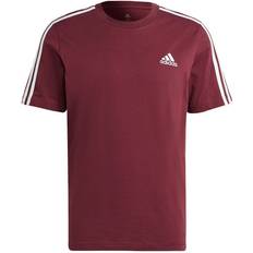 Adidas Essentials 3-Stripes T-shirt - Victory Crimson/White