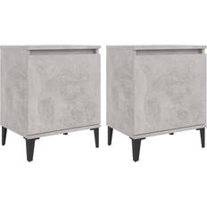 vidaXL Cabinets with Metal Legs Nattbord 30x40cm