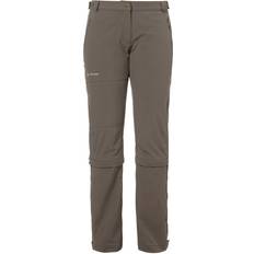 Vaude Women's Farley Stretch Capri T-Zip II Zip-Off Pants - Coconut