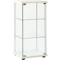 Doors Glass Cabinets vidaXL 322797 Glass Cabinet 16.7x33.9"