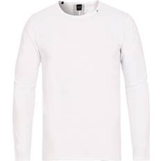 Replay Overdeler Replay Long Sleeved Raw Cut T-shirt - White
