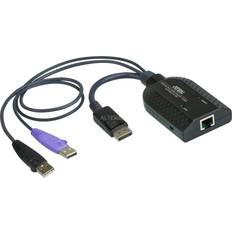 Cables Aten 2USB A/DisplayPort-RJ45 M-F Adapter
