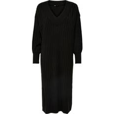 Strickkleider Only Tessa Knitted Dress - Black
