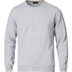 Stenströms Merino Crew Neck Sweaters - Grey