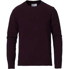 Røde - Unisex Gensere Classic Merino Wool Crew Neck Sweater Unisex - Oxblood Red