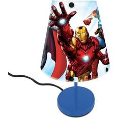 Multifargete Bordlamper Lexibook Avengers Captain America Bedside Lamp Bordlampe