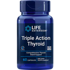 L-Tyrosine Vitamins & Minerals Life Extension Triple Action Thyroid 60