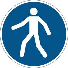 Durable Safety Marking "Use Walkway"