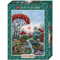 Puslespill Heye Exotic Garden Wild Animals 2000 Pieces