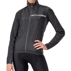 Castelli Oberbekleidung Castelli Squadra Stretch Cycling Jacket Women - Light Black/Dark Gray