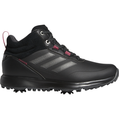 Schwarz Golfschuhe adidas S2G Mid-Cut M - Core Black/Dark Silver Metallic/Wild Pink