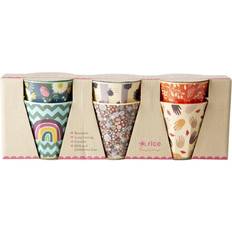 Rice Small Melamine Cup Follow the Call of the Disco Ball Print 6pcs