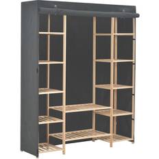 Schwarz Kleiderschränke vidaXL - Kleiderschrank 135x170cm