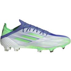 Adidas X Speedflow.1 Adizero Firm Ground Boots - Cloud White/Screaming Green/Sonic Ink