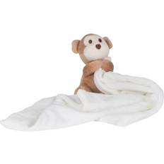 Mumbles Baby Boys/Girls Plush Monkey Comforter Blanket 2-pack