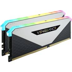 Corsair Vengeance RGB Pro SL 16GB (2x8GB) DDR4 3200 (PC4-25600) C16 1.35V  Desktop Memory - White (CMH16GX4M2E3200C16W)