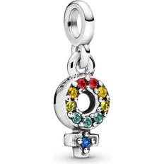 Pandora My Girl Pride Micro Dangle Charm - Silver/Multicolour