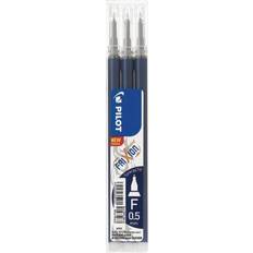 Pilot FriXion Ball or Clicker Refills Blue Black F 0.5mm 3-pack