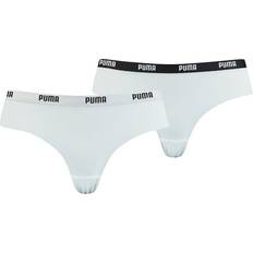 S Slips Puma Women's Microfiber Brazilian Brief 2-pack - White