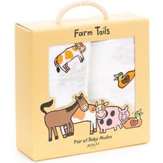 Jellycat Muslins Farm Friends 2 pack