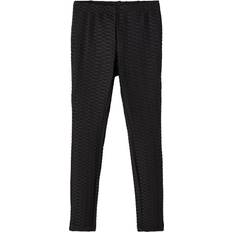 Name It Stretchy Leggings - Black/Black (13193865)