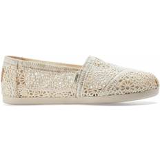 42 - Damen Espadrilles Toms Alpargata Crochet - Natural