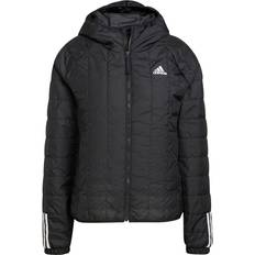 Adidas Women's Itavic 3-Stripes Light Hooded Jacket - Black