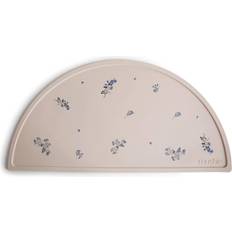 Spisebrikker Mushie Silicone Placemat Lilac Flowers