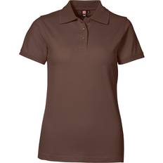 Braun - Damen Poloshirts ID Ladies Stretch Polo Shirt - Mocca