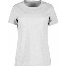 ID Organic O-neck Ladies Tee - Light Grey Melange