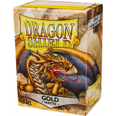 Dragon Shield Matte Gold 100 Standard Sleeves