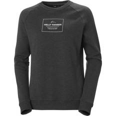 Helly Hansen W F2F Organic Cotton Sweater - Ebony Melan