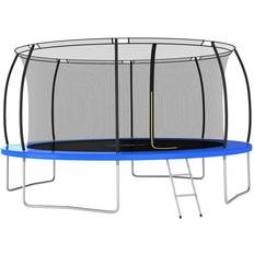 vidaXL Trampoline Round 460cm + Safety Net + Ladder