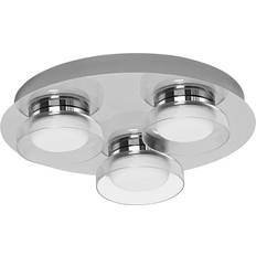 LEDVANCE Smart+ wall Orbis Round IP44 TW Chrome Deckenfluter 30cm