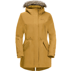 Jack Wolfskin Women's Wildwood Parka - Golden Amber