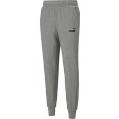 Puma Essentials Logo Sweatpants - Medium Grey Heather