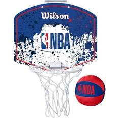 Wilson NCAA Showcase Mini Hoop Basketball Backboard+Ball White