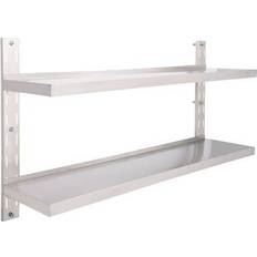Stainless Steel Shelves vidaXL - Wall Shelf 59.1" 2