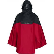 Rot Regenjacken & Regenmäntel Vaude Covero II Rain Poncho - Indian Red