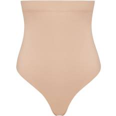 S Girdles Spanx Suit Your Fancy High-Waisted Thong - Champagne Beige