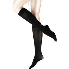 Pure Matt 50 DEN Women Knee-high Socks (Black)