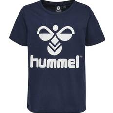 Bomull Overdeler Hummel Tres T-shirt S/S - Black Iris (213851-1009)