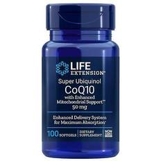 Life Extension Super Ubiquinol CoQ10 with Enhanced Mitochondrial Support 50mg 100 Stk.